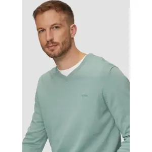 Pull en maille avec logo brodé s.Oliver image-3
