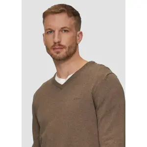 Pull en maille avec logo brodé s.Oliver image-3