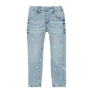 Skinny Jeans Tregging aus Denim mit Mittlerer Taille und Bestickung für Mädchen s.Oliver image-0