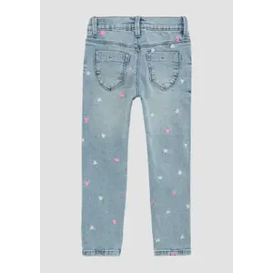 Skinny Jeans Tregging aus Denim mit Mittlerer Taille und Bestickung für Mädchen s.Oliver image-3