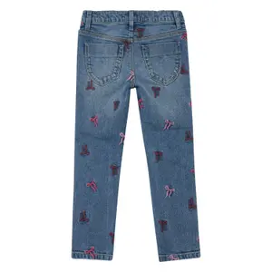 Skinny Jeans Tregging aus Denim mit Mittlerer Taille und Bestickung für Mädchen s.Oliver image-1