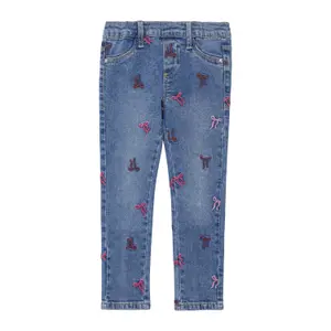 Skinny Jeans Tregging aus Denim mit Mittlerer Taille und Bestickung für Mädchen s.Oliver image-2