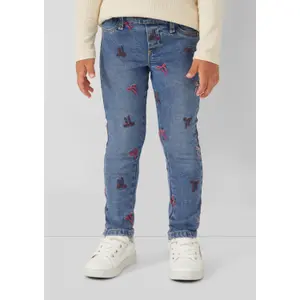Skinny Jeans Tregging aus Denim mit Mittlerer Taille und Bestickung für Mädchen s.Oliver image-5