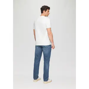 T-shirt από υλικό flames textured με εκτυπωμένο λογότυπο s.Oliver image-4