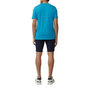 T-shirt από υλικό flames textured με εκτυπωμένο λογότυπο s.Oliver image-5