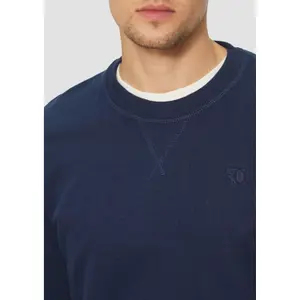 Ronde Hals Sweatshirt van gemengd katoen met geborduurd logo s.Oliver image-3