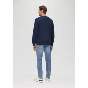 Ronde Hals Sweatshirt van gemengd katoen met geborduurd logo s.Oliver image-4