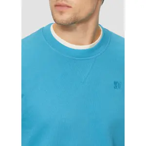 Ronde Hals Sweatshirt van gemengd katoen met geborduurd logo s.Oliver image-3