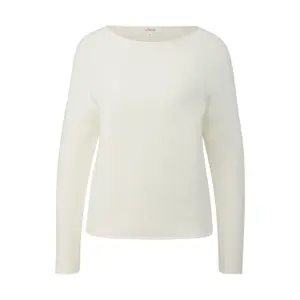 Pull in maglia con col bateau e bordi arrotolati donna s.Oliver image-0