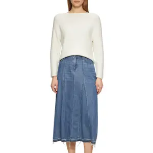 Pull in maglia con col bateau e bordi arrotolati donna s.Oliver image-2