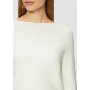 Pull in maglia con col bateau e bordi arrotolati donna s.Oliver image-3