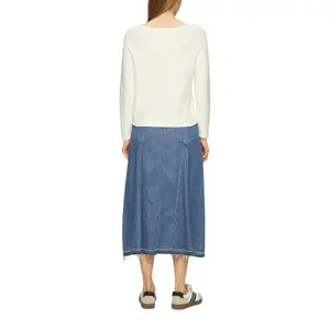 Pull in maglia con col bateau e bordi arrotolati donna s.Oliver image-5
