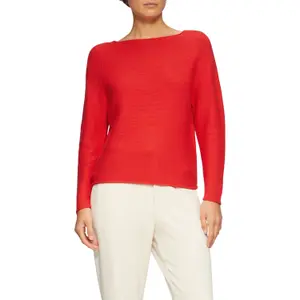 Pull in maglia con col bateau e bordi arrotolati donna s.Oliver image-2