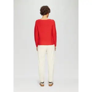 Pull in maglia con col bateau e bordi arrotolati donna s.Oliver image-4