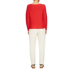 Pull in maglia con col bateau e bordi arrotolati donna s.Oliver image-5