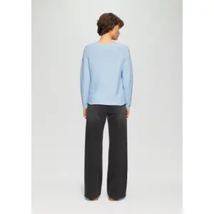 Pull in maglia con col bateau e bordi arrotolati donna s.Oliver image-4