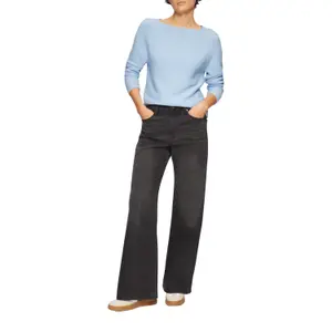 Pull in maglia con col bateau e bordi arrotolati donna s.Oliver image-6