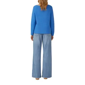 Pull in maglia con col bateau e bordi arrotolati donna s.Oliver image-5