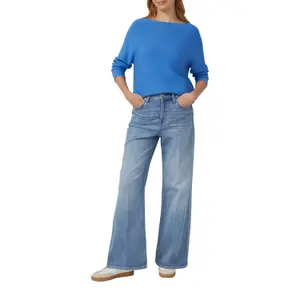 Pull in maglia con col bateau e bordi arrotolati donna s.Oliver image-6