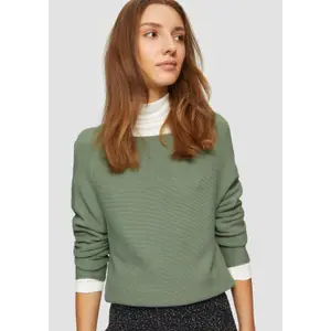 Pull in maglia con col bateau e bordi arrotolati donna s.Oliver image-3