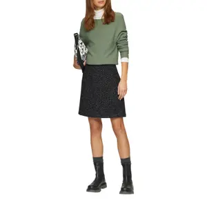 Pull in maglia con col bateau e bordi arrotolati donna s.Oliver image-6