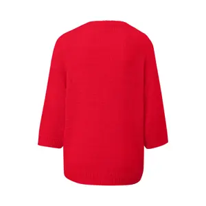 Dreiviertelarm-Strickpulli aus Bändergarn für Damen s.Oliver image-1