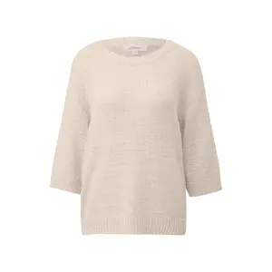 Dreiviertelarm-Strickpulli aus Bändergarn für Damen s.Oliver image-0