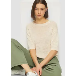 Dreiviertelarm-Strickpulli aus Bändergarn für Damen s.Oliver image-3