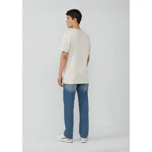 T-shirt από φανέλα με τσέπη στο στήθος και ακατέργαστες άκρες s.Oliver image-2