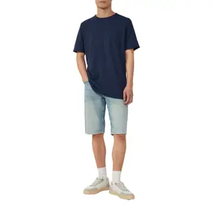 T-shirt από φανέλα με τσέπη στο στήθος και ακατέργαστες άκρες s.Oliver image-6