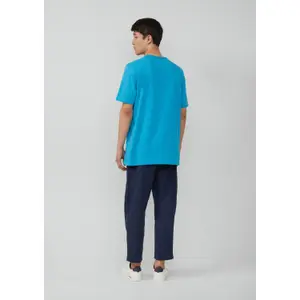 T-shirt από φανέλα με τσέπη στο στήθος και ακατέργαστες άκρες s.Oliver image-4