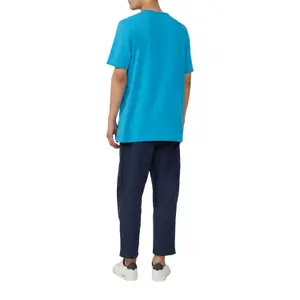 T-shirt από φανέλα με τσέπη στο στήθος και ακατέργαστες άκρες s.Oliver image-5
