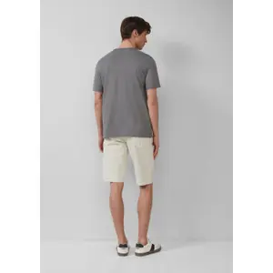T-shirt από φανέλα με τσέπη στο στήθος και ακατέργαστες άκρες s.Oliver image-4