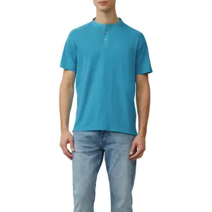 T-shirt βαμμένο με κομμάτι με τουνησιακό γιακά και ραγλαν μανίκια s.Oliver image-2
