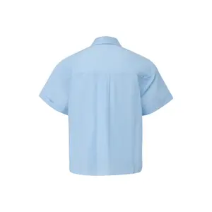 Γυναικείο κοντό μπλουζάκι Relaxed Fit με πλαϊνές τσέπες s.Oliver image-1