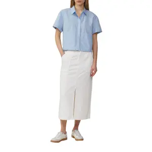 Γυναικείο κοντό μπλουζάκι Relaxed Fit με πλαϊνές τσέπες s.Oliver image-2