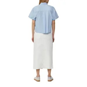 Γυναικείο κοντό μπλουζάκι Relaxed Fit με πλαϊνές τσέπες s.Oliver image-5