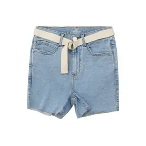 Σορτσάκι τζιν κοπή Slim Fit ψηλόμεσο Skinny Leg ζώνη υφάσματος Regular κορίτσι s.Oliver Suri image-0