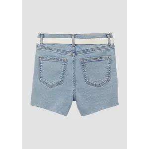 Σορτσάκι τζιν κοπή Slim Fit ψηλόμεσο Skinny Leg ζώνη υφάσματος Regular κορίτσι s.Oliver Suri image-3