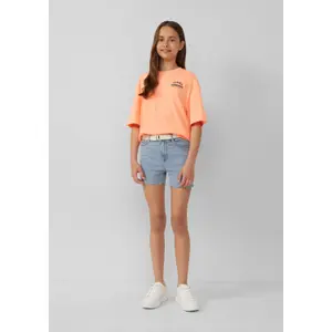 Σορτσάκι τζιν κοπή Slim Fit ψηλόμεσο Skinny Leg ζώνη υφάσματος Regular κορίτσι s.Oliver Suri image-6