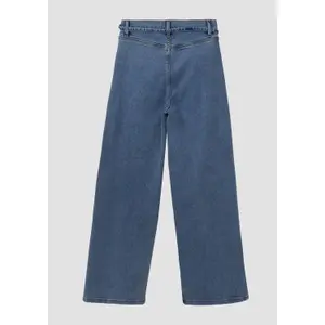 Κανονική γραμμή τζιν ψηλή μέση Wide Leg ξεβαμμένο ζώνη υφασμάτινης Regular κορίτσι s.Oliver image-3