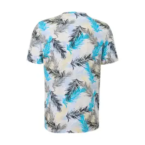 T-shirt από μείγμα λινών με όλο το σχέδιο s.Oliver image-1