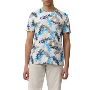 T-shirt από μείγμα λινών με όλο το σχέδιο s.Oliver image-2