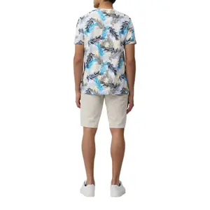 T-shirt από μείγμα λινών με όλο το σχέδιο s.Oliver image-5