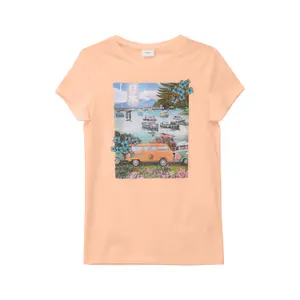 T-shirt από βαμβάκι με φωτογραφία για κορίτσι s.Oliver image-0