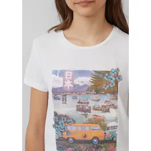 T-shirt από βαμβάκι με φωτογραφία για κορίτσι s.Oliver image-5