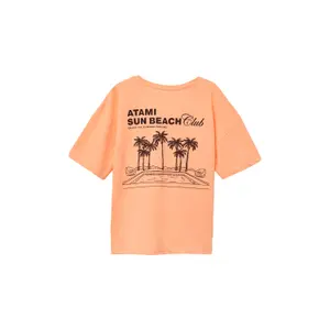 T-shirt με τετράγωνη κοπή εκτύπωση στην πλάτη κορίτσι s.Oliver image-3
