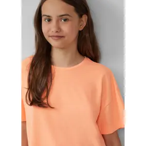 T-shirt με τετράγωνη κοπή εκτύπωση στην πλάτη κορίτσι s.Oliver image-4