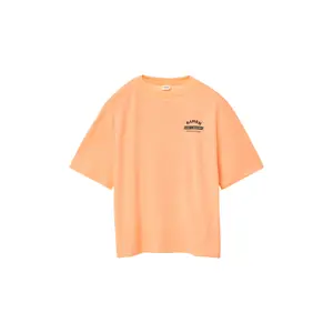 T-shirt τετράγωνης γραμμής με εκτύπωση μπροστά και πίσω για κορίτσι s.Oliver image-2