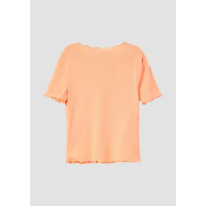 T-shirt κοντό με κυματιστή βάση, εφαρμογή Slim Fit για κορίτσι s.Oliver image-3